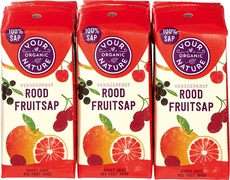 Rood-fruitsap (kleine pakjes)