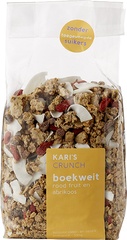 Granola boekweit rood fruit & abrikoos